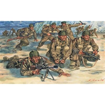Figurines Commandos britanniques Italeri - Échelle 1/72 - Publicité Figurines Commandos britanniques Italeri - Échelle 1/72 - Publicité