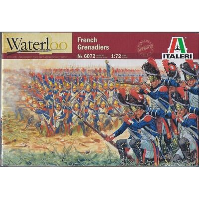 Kit de modelos de Granaderos franceses de las guerras napoleónicas - Italeri 1:72 Kit de modelos de Granaderos franceses de las guerras napoleónicas - Italeri 1:72