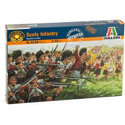 Italeri Scots Infantry Model Figures - 1:72 Scale Italeri Scots Infantry Model Figures - 1:72 Scale