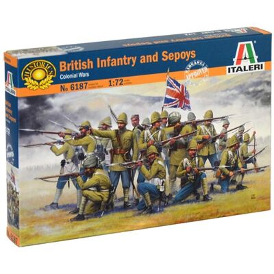 Italeri Infanterie britannique et cipayes - Kit 1:72 - Publicité Italeri Infanterie britannique et cipayes - Kit 1:72 - Publicité
