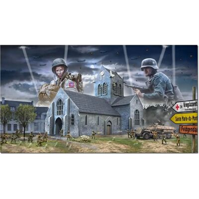 Italeri D-DAY - Assaut aérien sur Sainte-Mère-Église 1/72 - Kit modèle militaire - Publicité Italeri D-DAY - Assaut aérien sur Sainte-Mère-Église 1/72 - Kit modèle militaire - Publicité