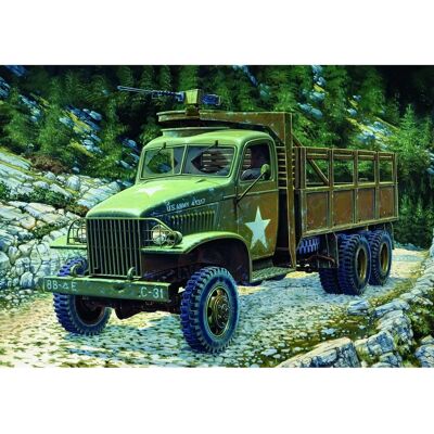 Kit Modèle GMC 2 1/2 Ton 6x6 - Échelle Militaire 1:35 - Publicité Kit Modèle GMC 2 1/2 Ton 6x6 - Échelle Militaire 1:35 - Publicité
