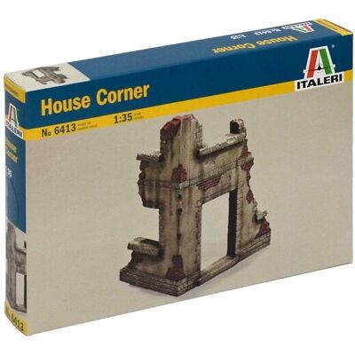 Italeri 6413 Peça de Modelo em Escala - Canto de Casa Europeia em Ruínas - 1:35 Italeri 6413 Peça de Modelo em Escala - Canto de Casa Europeia em Ruínas - 1:35
