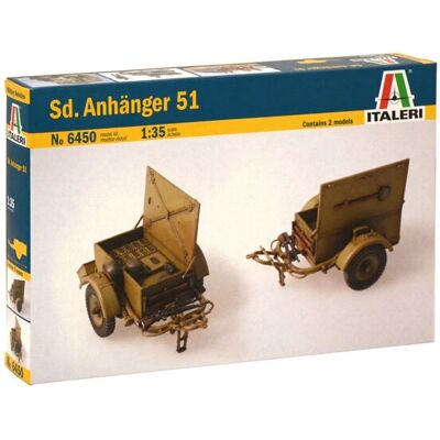 Italeri Modellset SD Anhanger - Skala 1:35 Militär Modell Italeri Modellset SD Anhanger - Skala 1:35 Militär Modell