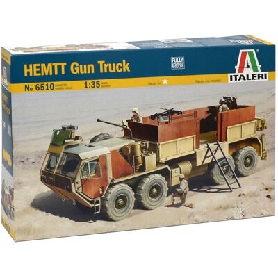 Italeri M985 HEMTT Gun Truck - Maquette militaire - 1/35 - Publicité Italeri M985 HEMTT Gun Truck - Maquette militaire - 1/35 - Publicité