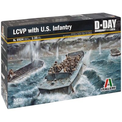 Maqueta LCVP y de Infantería de EE.UU. - Kit de modelismo militar Maqueta LCVP y de Infantería de EE.UU. - Kit de modelismo militar