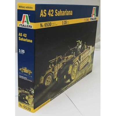 Kit Modèle Italeri AS.42 Sahariana - Véhicule Militaire Échelle 1:35 Kit Modèle Italeri AS.42 Sahariana - Véhicule Militaire Échelle 1:35