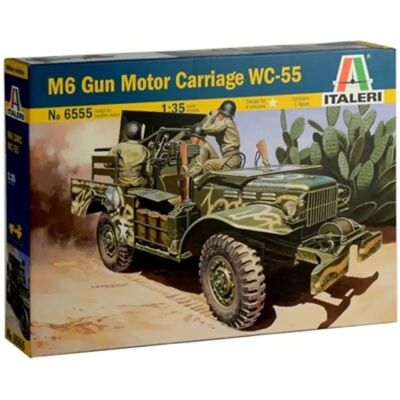 Italeri M6 Pistola Carro motore WC-55 - Kit modellismo militare Italeri M6 Pistola Carro motore WC-55 - Kit modellismo militare