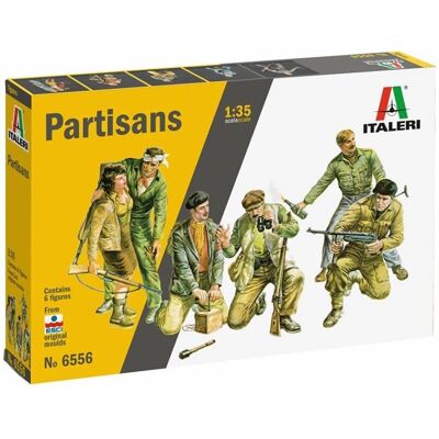 Italeri 1:35 WWII Partisaani Figurines - Malli figuurit Italeri 1:35 WWII Partisaani Figurines - Malli figuurit