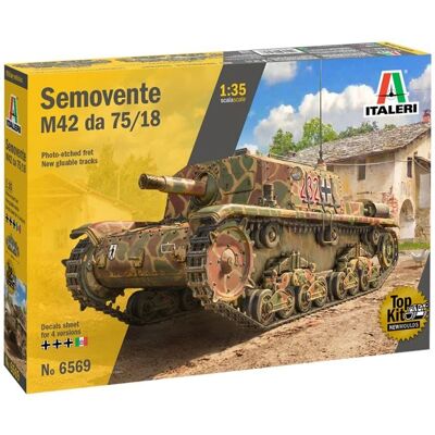 Malli Setti Semovente M42 75/18mm - Sotilasmaali Malli Setti Semovente M42 75/18mm - Sotilasmaali