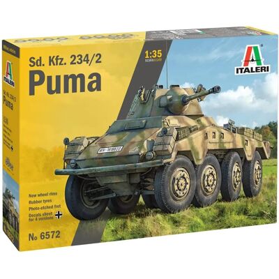Kit de Modelo Militar Sd.Kfz.234/2 Puma 1:35 - Vehículo WWII Kit de Modelo Militar Sd.Kfz.234/2 Puma 1:35 - Vehículo WWII