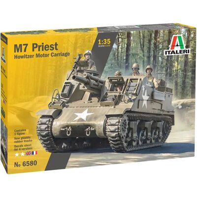 Italeri M7 Priest Tank Model Kit - Oorlogsvoertuig Italeri M7 Priest Tank Model Kit - Oorlogsvoertuig