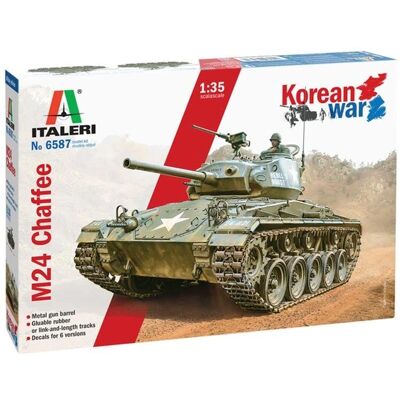 Italeri M24 Chaffee Koreakriget - Militärmodellset Italeri M24 Chaffee Koreakriget - Militärmodellset
