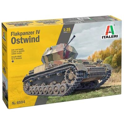 Kit Modèle Italeri Flakpanzer IV Ostwind - WWII 1:35 - Publicité Kit Modèle Italeri Flakpanzer IV Ostwind - WWII 1:35 - Publicité