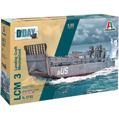 Kit de Modelo de Embarcación de Desembarco LCM-3 - 1/35 Kit de Modelo de Embarcación de Desembarco LCM-3 - 1/35