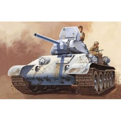 Kit maquette T-34/76 char russe - échelle 1/72 - Publicité Kit maquette T-34/76 char russe - échelle 1/72 - Publicité