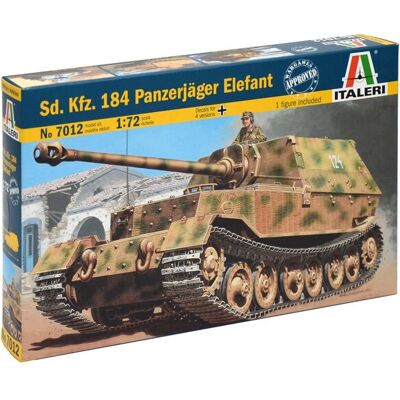 Italeri Panzerjager Elefant Militärmodell - 1:72 Italeri Panzerjager Elefant Militärmodell - 1:72