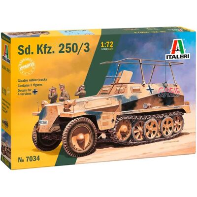 Italeri Sd.Kfz.250/3 Militärmodellbausatz - 1:72 Italeri Sd.Kfz.250/3 Militärmodellbausatz - 1:72