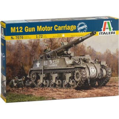 Kit modellino militare Italeri M12 GMC - Scala 1/72 Kit modellino militare Italeri M12 GMC - Scala 1/72