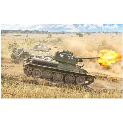 Sovjet T-34/76 Modell 1943 - Decals för 5 versioner - Skala 1:72 Sovjet T-34/76 Modell 1943 - Decals för 5 versioner - Skala 1:72