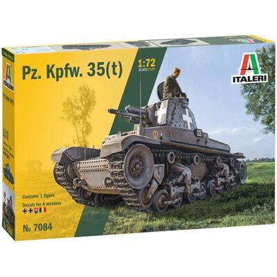Italeri Pz. Kpfw. 35(t) Modellbyggsats - Militär Modell Italeri Pz. Kpfw. 35(t) Modellbyggsats - Militär Modell