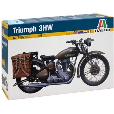 Italeri Triumph 3HW Modelmotorfiets - Oorlogsmotorfiets WWII Italeri Triumph 3HW Modelmotorfiets - Oorlogsmotorfiets WWII