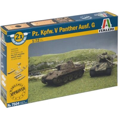 Maquette militaire Italeri Pz.Kpfw.V Panther Ausf.G - Échelle 1/72 Maquette militaire Italeri Pz.Kpfw.V Panther Ausf.G - Échelle 1/72