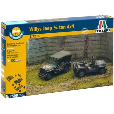 Kit Modello Militare Italeri - Scala 1/72 - Montaggio rapido Kit Modello Militare Italeri - Scala 1/72 - Montaggio rapido