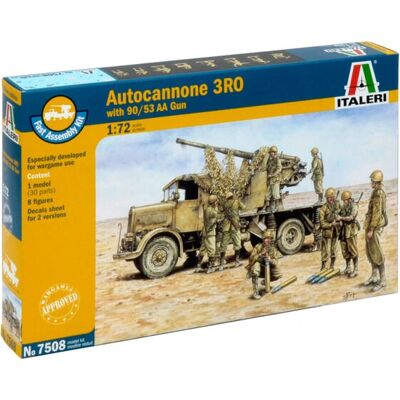 Italeri Model 7508 - Autocannone RO3 1:72 Zestaw militarny Italeri Model 7508 - Autocannone RO3 1:72 Zestaw militarny