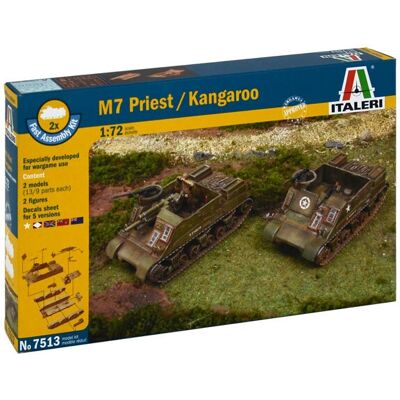 Kit Veicolo Blindato M7 Priest 105mm HMC - 1:72 Kit Veicolo Blindato M7 Priest 105mm HMC - 1:72