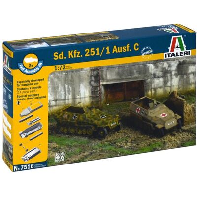 Kit Modello Italeri Sd.Kfz.251:1 Ausf.D - Modellino Militare Kit Modello Italeri Sd.Kfz.251:1 Ausf.D - Modellino Militare