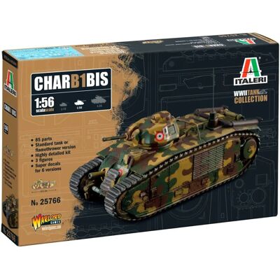 Italeri Char B1 bis 1/56 - Military Model Kit Italeri Char B1 bis 1/56 - Military Model Kit