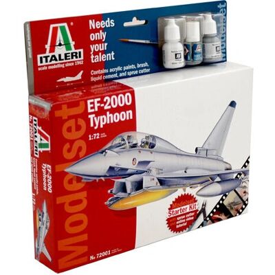 Kit de montage EF-2000 Typhoon - Maquette d'avion Italeri - Publicité Kit de montage EF-2000 Typhoon - Maquette d'avion Italeri - Publicité