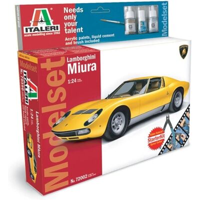 Kit maquette Italeri - Échelle 1:24 - Lamborghini Miura - Publicité Kit maquette Italeri - Échelle 1:24 - Lamborghini Miura - Publicité