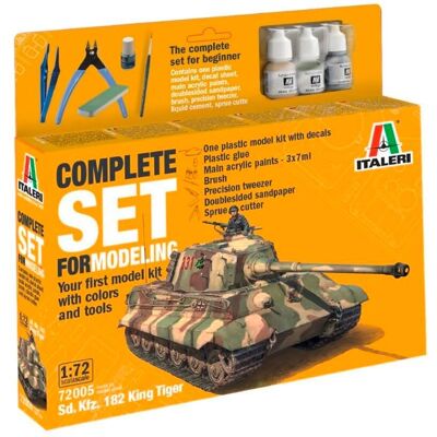 Italeri Königstiger Modellbausatz - WWII 1:72 Skala Italeri Königstiger Modellbausatz - WWII 1:72 Skala