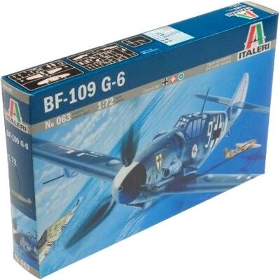 Kit de Modèle Italeri Bf 109 G-6 - Chasseur Allemand WWII - Publicité Kit de Modèle Italeri Bf 109 G-6 - Chasseur Allemand WWII - Publicité