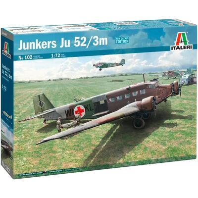 Model samolotu Italeri 102 Junker Ju-52/3M - Skala 1:72 Model samolotu Italeri 102 Junker Ju-52/3M - Skala 1:72
