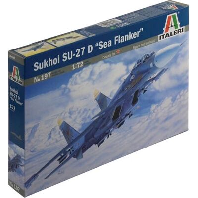 Italeri SU-27D Sea Flanker Scala 1:72 - Modello di aereo Italeri SU-27D Sea Flanker Scala 1:72 - Modello di aereo