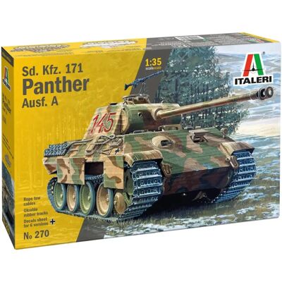 Kit de Modelo Panther Ausf.A - Escala 1:35 - Italeri Kit de Modelo Panther Ausf.A - Escala 1:35 - Italeri