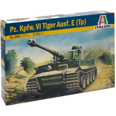 Italeri Tiger I Ausf. E/H1 Panssari Malleja - 1:35 Maalaustarjous Italeri Tiger I Ausf. E/H1 Panssari Malleja - 1:35 Maalaustarjous