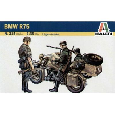 Italeri BMW R75 Motorcykelmodell - 1:35 Italeri BMW R75 Motorcykelmodell - 1:35