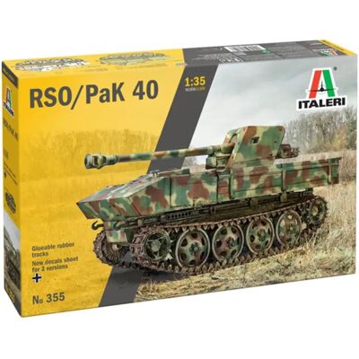 ITALERI 1/35 Model wojskowy - RSO z PAK40 ITALERI 1/35 Model wojskowy - RSO z PAK40