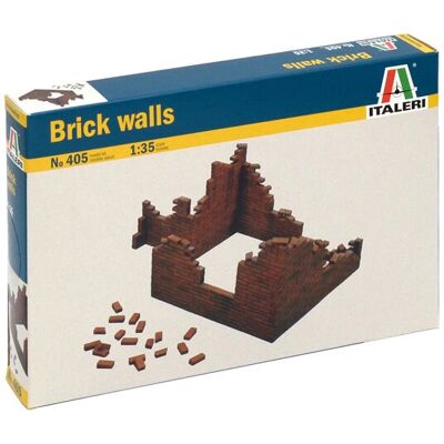 Italeri 1/35 Murs en briques - Accessoires diorama - Publicité Italeri 1/35 Murs en briques - Accessoires diorama - Publicité