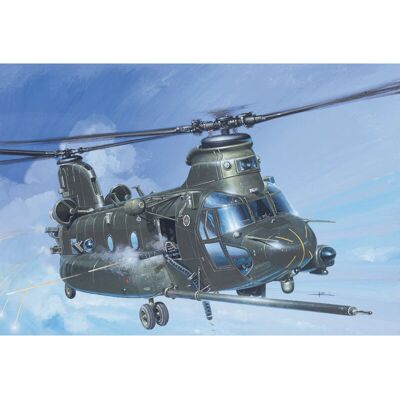Italeri MH-47E SOA Chinook Rotorcraft Model - 1:72 schaal Italeri MH-47E SOA Chinook Rotorcraft Model - 1:72 schaal
