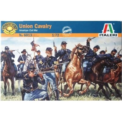 Figurines Cavalerie de l'Union 1863 Italeri - Échelle 1:72 - Publicité Figurines Cavalerie de l'Union 1863 Italeri - Échelle 1:72 - Publicité