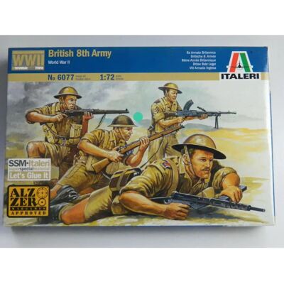Figurines de la 8ème Armée Britannique WWII - 1:72 - Publicité Figurines de la 8ème Armée Britannique WWII - 1:72 - Publicité