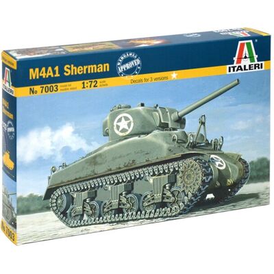Modèle de Char M4A1 Sherman - Kit de Montage - Seconde Guerre Mondiale - Publicité Modèle de Char M4A1 Sherman - Kit de Montage - Seconde Guerre Mondiale - Publicité