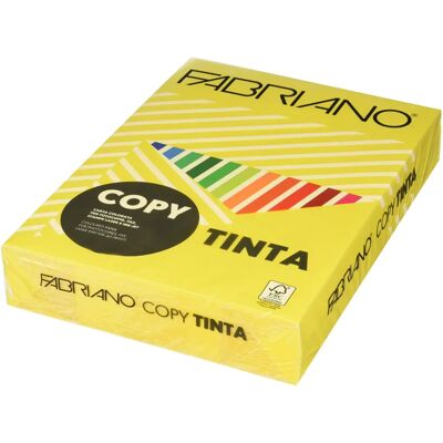 Papier Jaune A4 Fabriano - Copie, Laser, Inkjet - 80g 500 Feuilles - Publicité Papier Jaune A4 Fabriano - Copie, Laser, Inkjet - 80g 500 Feuilles - Publicité