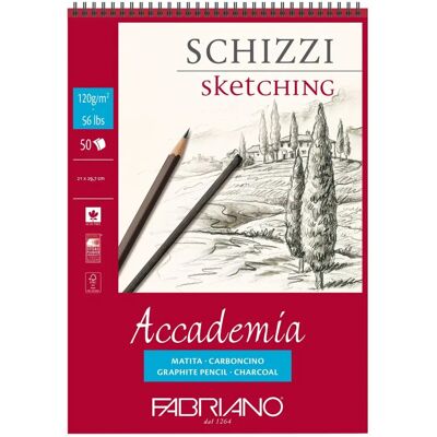 Fabriano Accademia Schizzi - A4 spirálos vázlatfüzet Fabriano Accademia Schizzi - A4 spirálos vázlatfüzet