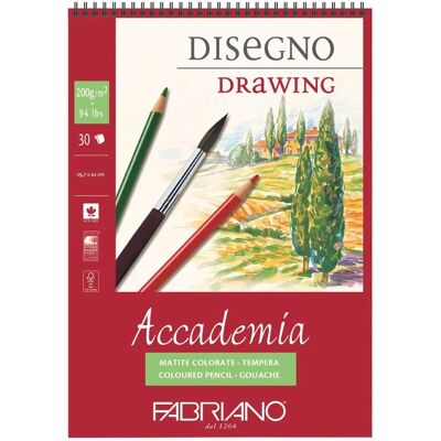 Fabriano - Accademia Disegno - 200 g/m2 - Rajzblok Fabriano - Accademia Disegno - 200 g/m2 - Rajzblok
